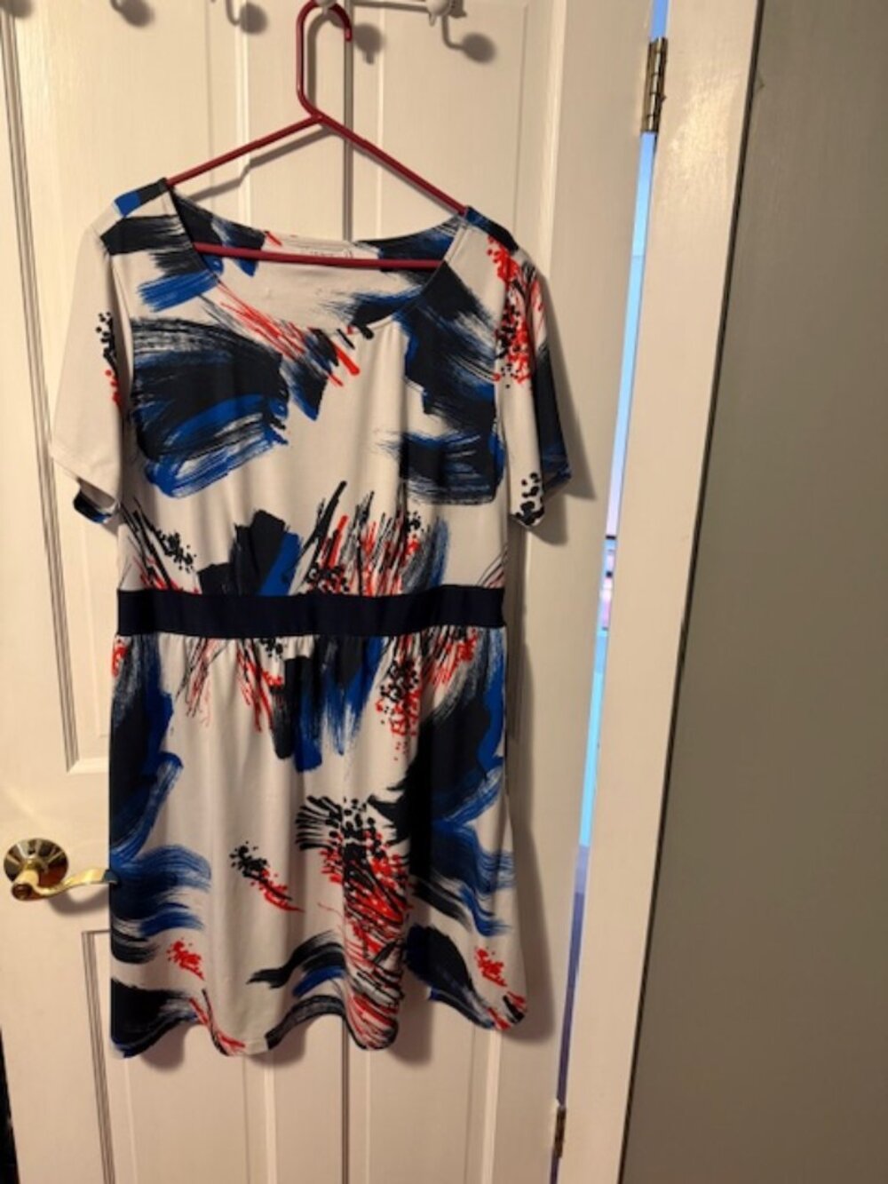 Triste abstract print dress
